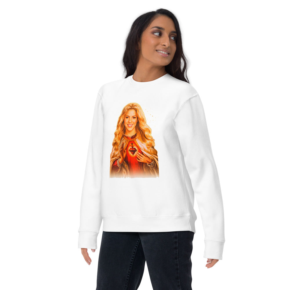Suéter Sagrado Corazón Mujer Rubia Manto Dorado - Lifestyle mujer