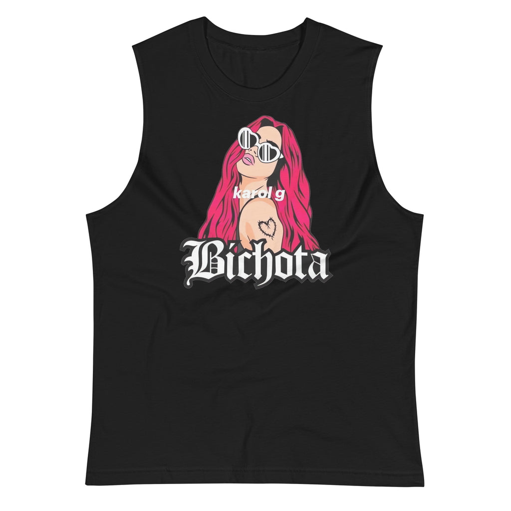 Camiseta sin mangas Bichota: el emblema de orgullo colombiano con calidad excepcional y estampado que resiste el paso del tiempo.