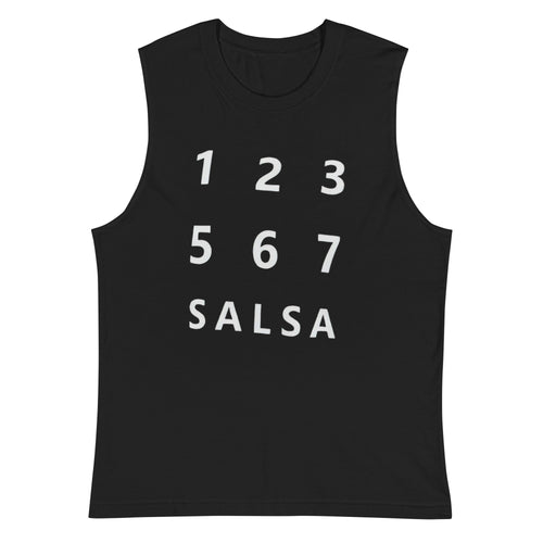 Camiseta sin mangas 1, 2, 3... Salsa: el emblema de orgullo colombiano con calidad excepcional y estampado que resiste el paso del tiempo.