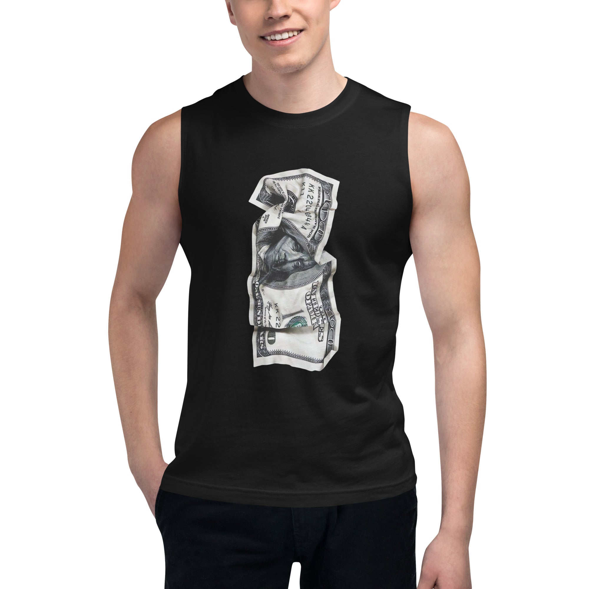 Camiseta sin mangas Hacer Dinero: el emblema de orgullo colombiano con calidad excepcional y estampado que resiste el paso del tiempo.