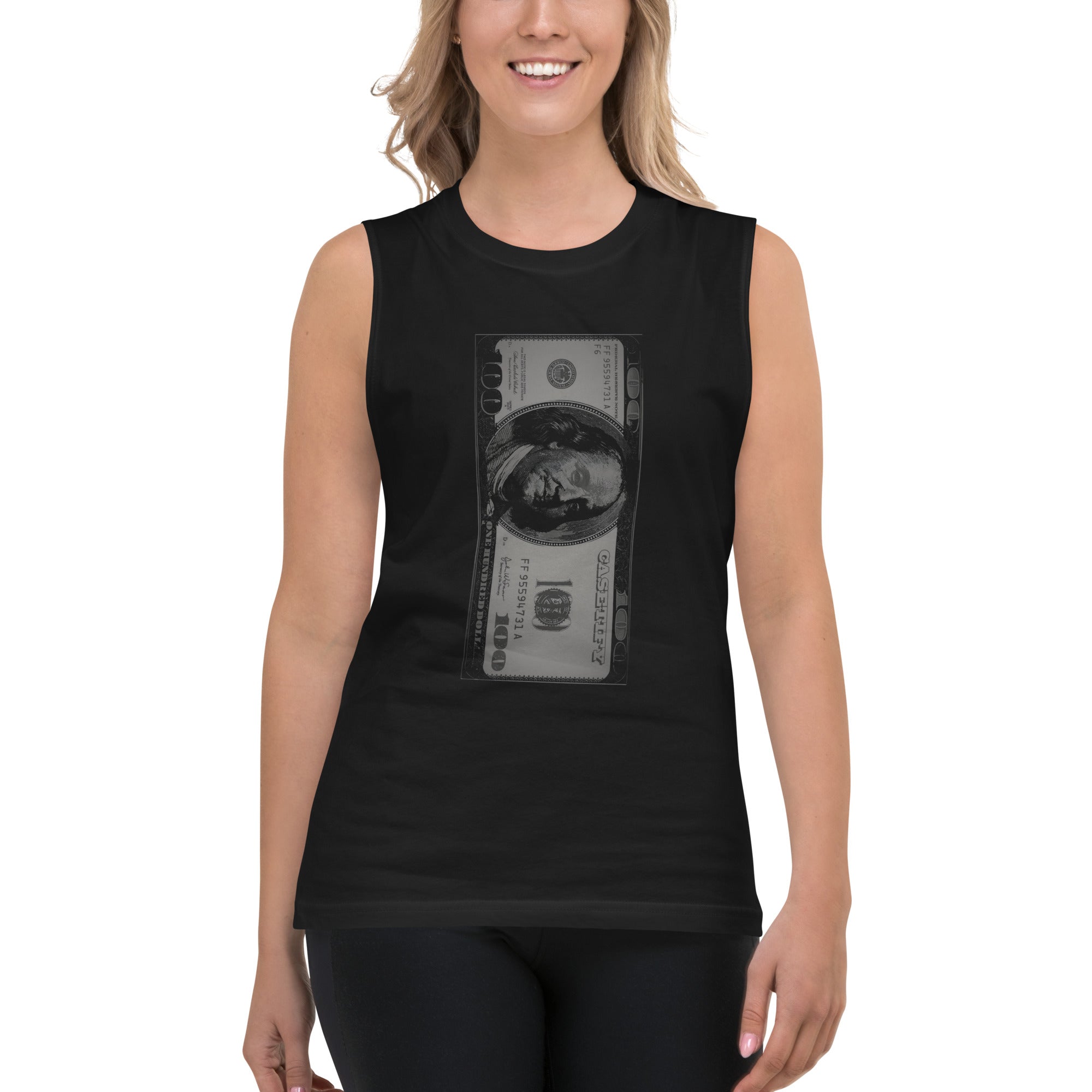 Camiseta sin mangas Money: el emblema de orgullo colombiano con calidad excepcional y estampado que resiste el paso del tiempo.