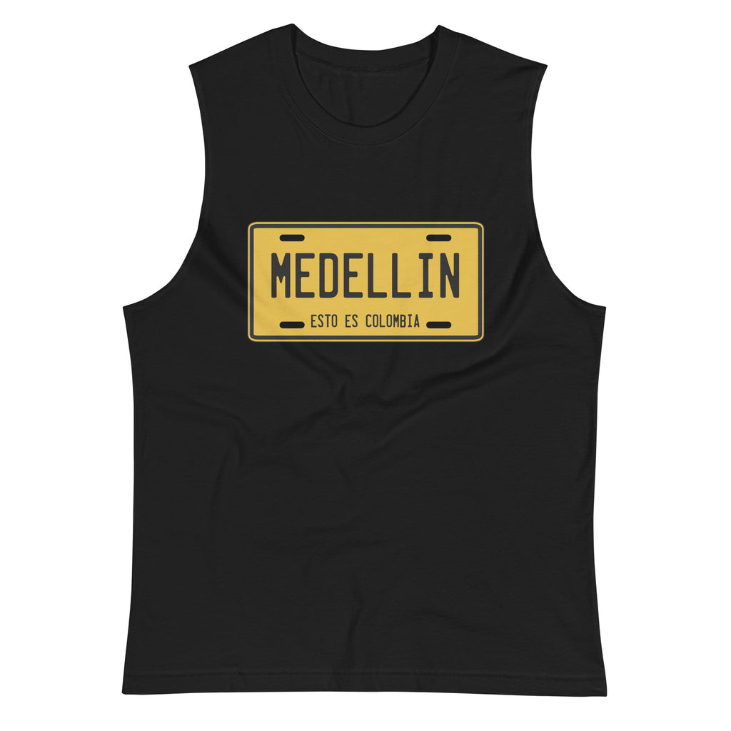 Camiseta sin mangas Medellín , Descubre calidad excepcional y estampados duraderos. Encuentra estilo y orgullo en cada prenda. Compra en LOSMIOS!