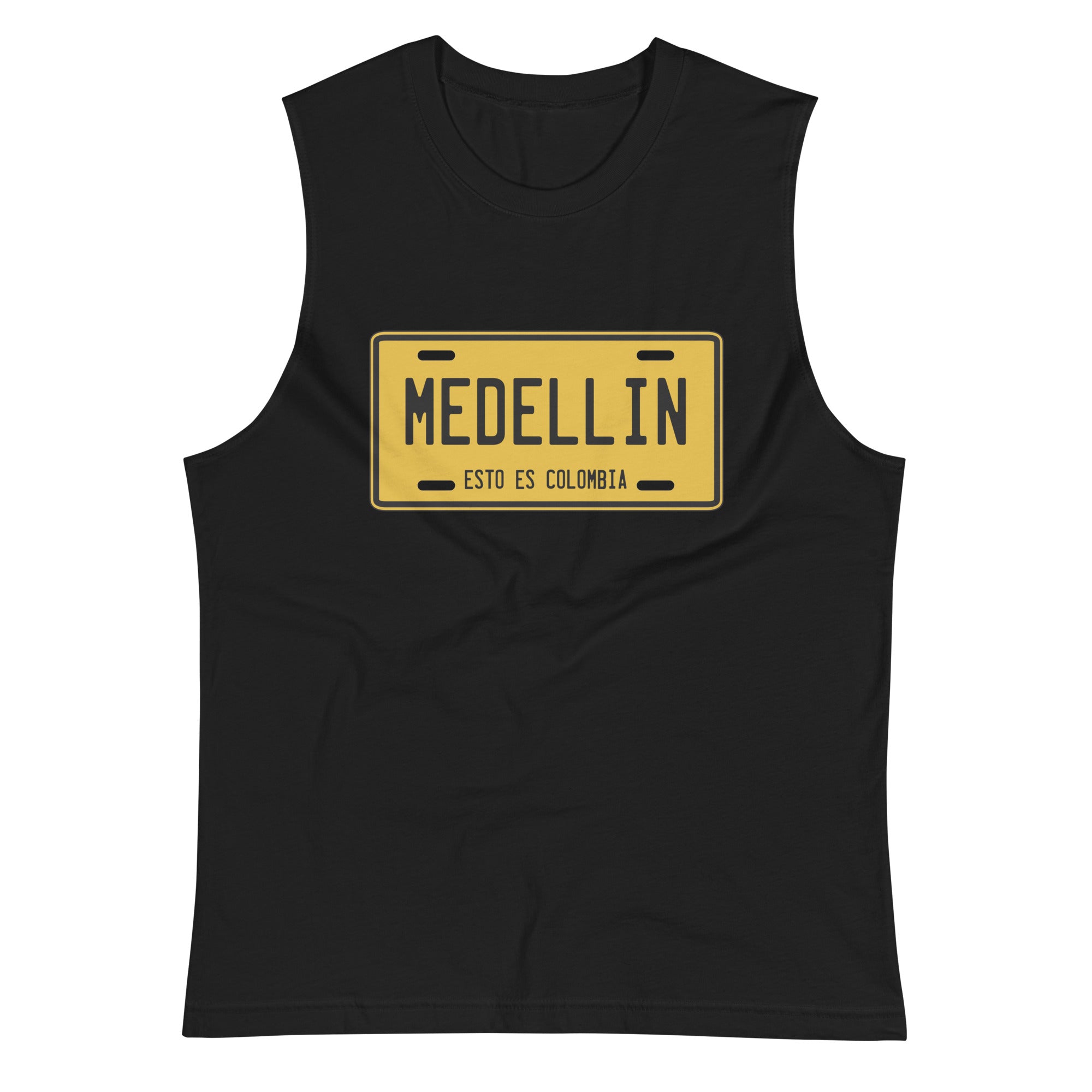 Camiseta sin mangas Medellín , Descubre calidad excepcional y estampados duraderos. Encuentra estilo y orgullo en cada prenda. Compra en LOSMIOS!
