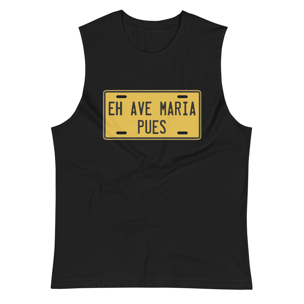 Camiseta sin mangas Eh Ave Maria, Descubre calidad excepcional y estampados duraderos. Encuentra estilo y orgullo en cada prenda. Compra en LOSMIOS!
