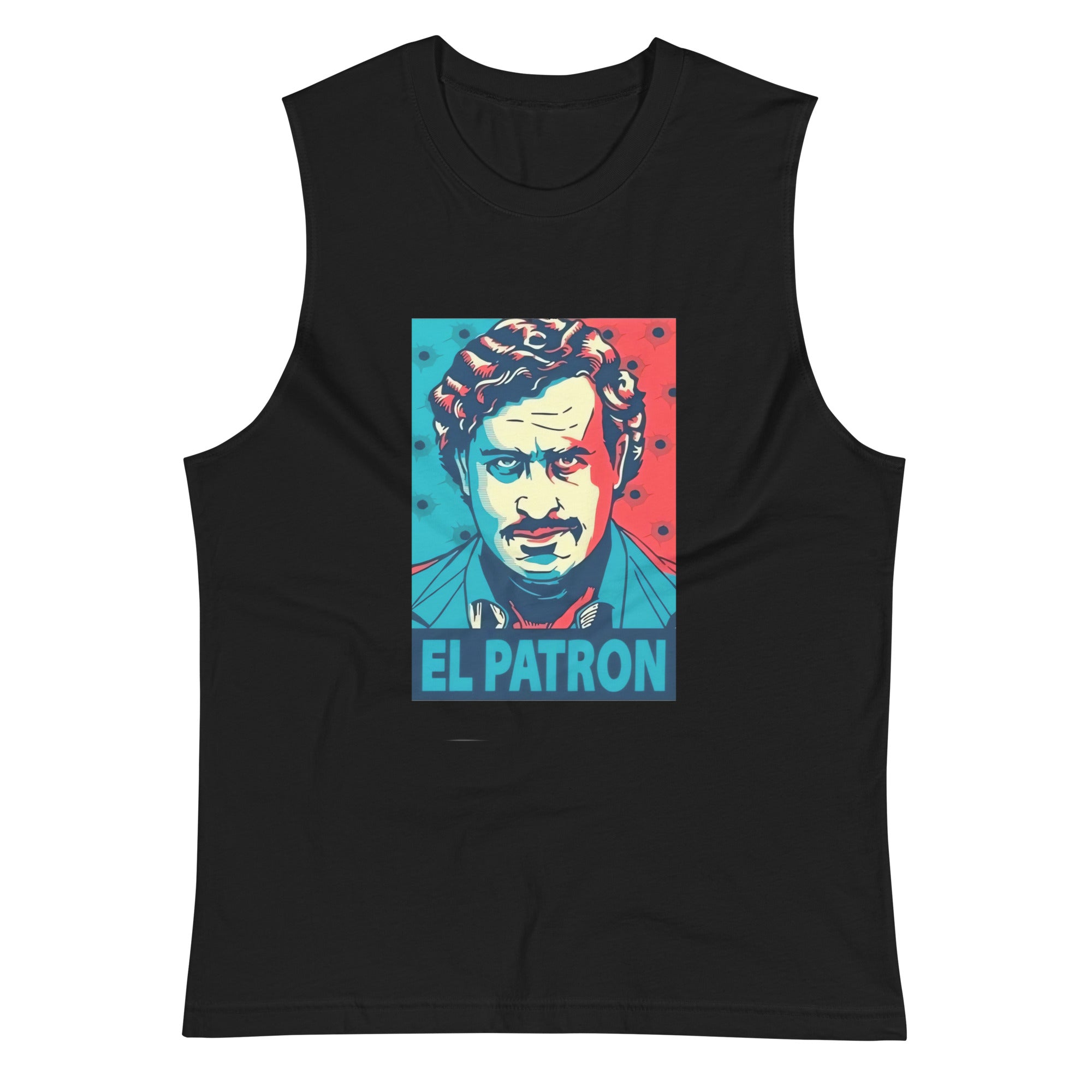 Camiseta sin mangas El Patrón: el emblema de orgullo colombiano con calidad excepcional y estampado que resiste el paso del tiempo.
