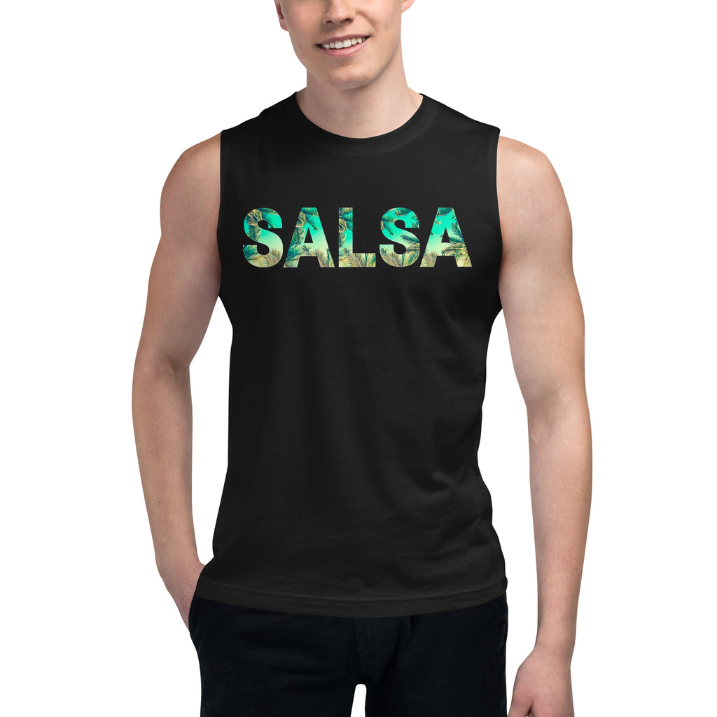 Camiseta sin mangas Salsa Tropical, Descubre calidad excepcional y estampados duraderos. Encuentra estilo y orgullo en cada prenda. Compra en LOSMIOS!