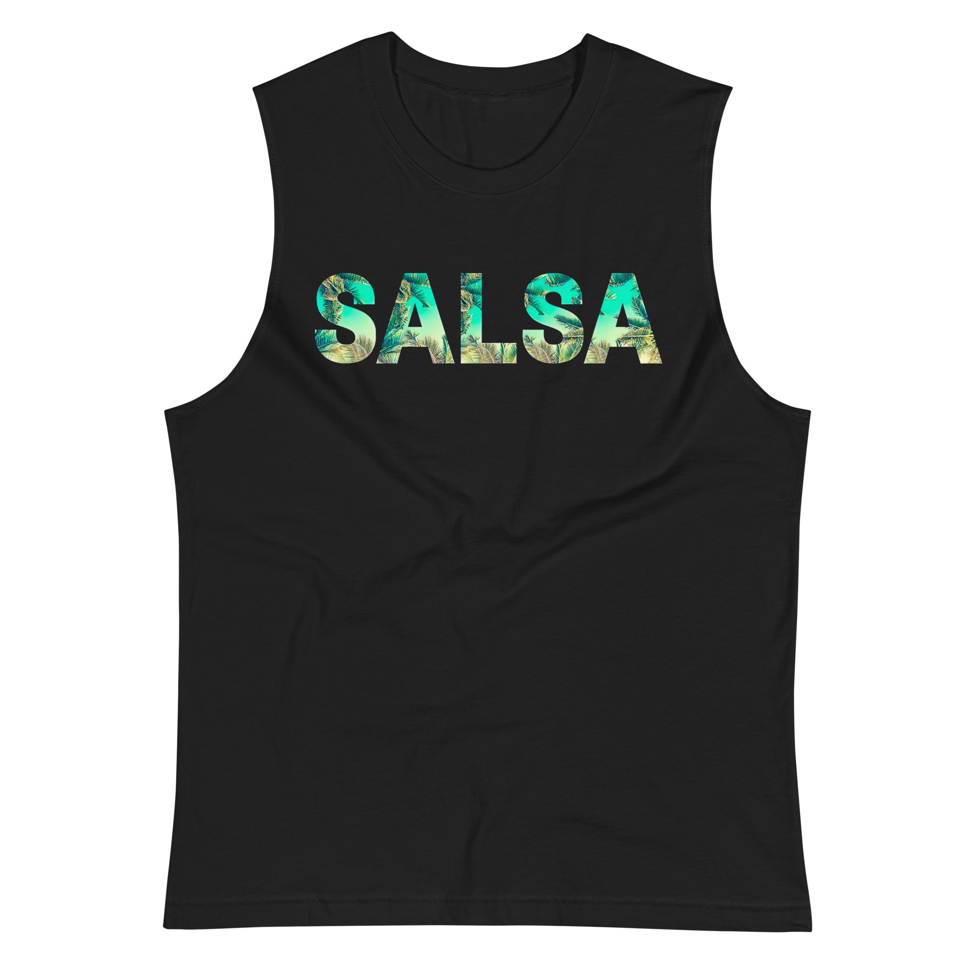 Camiseta sin mangas Salsa Tropical, Descubre calidad excepcional y estampados duraderos. Encuentra estilo y orgullo en cada prenda. Compra en LOSMIOS!
