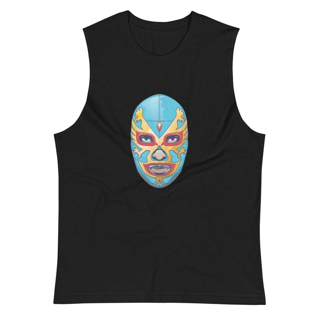 Camiseta sin mangas Luchador Azul Celeste, Descubre calidad excepcional y estampados duraderos. Encuentra estilo y orgullo en cada prenda. 