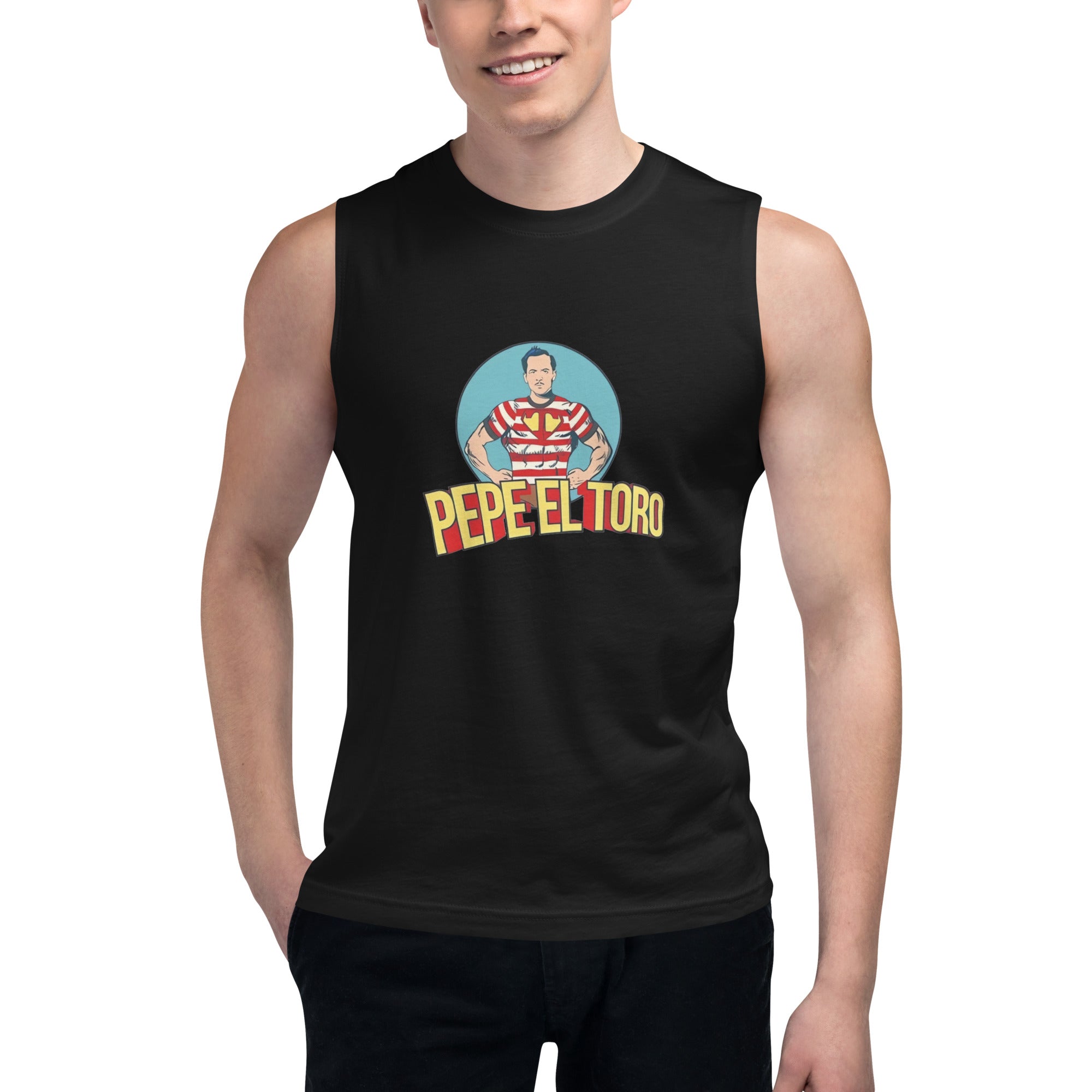 Camiseta sin mangas Pepe el Toro, Descubre calidad excepcional y estampados duraderos. Encuentra estilo y orgullo en cada prenda. Compra en LOSMIOS!