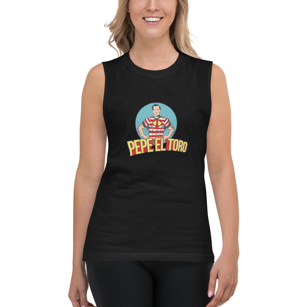 Camiseta sin mangas Pepe el Toro, Descubre calidad excepcional y estampados duraderos. Encuentra estilo y orgullo en cada prenda. Compra en LOSMIOS!
