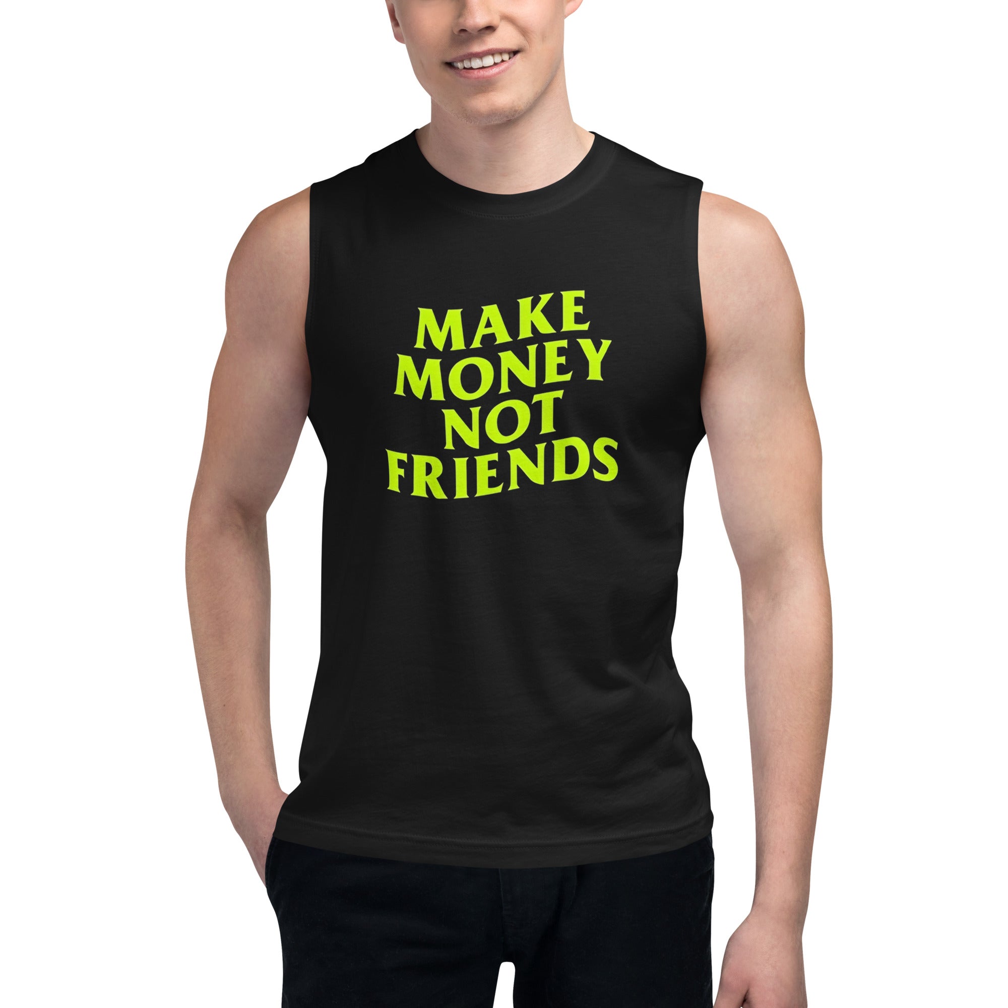 Camiseta sin mangas Make Money, Descubre calidad excepcional y estampados duraderos. Encuentra estilo y orgullo en cada prenda. Compra en LOSMIOS!
