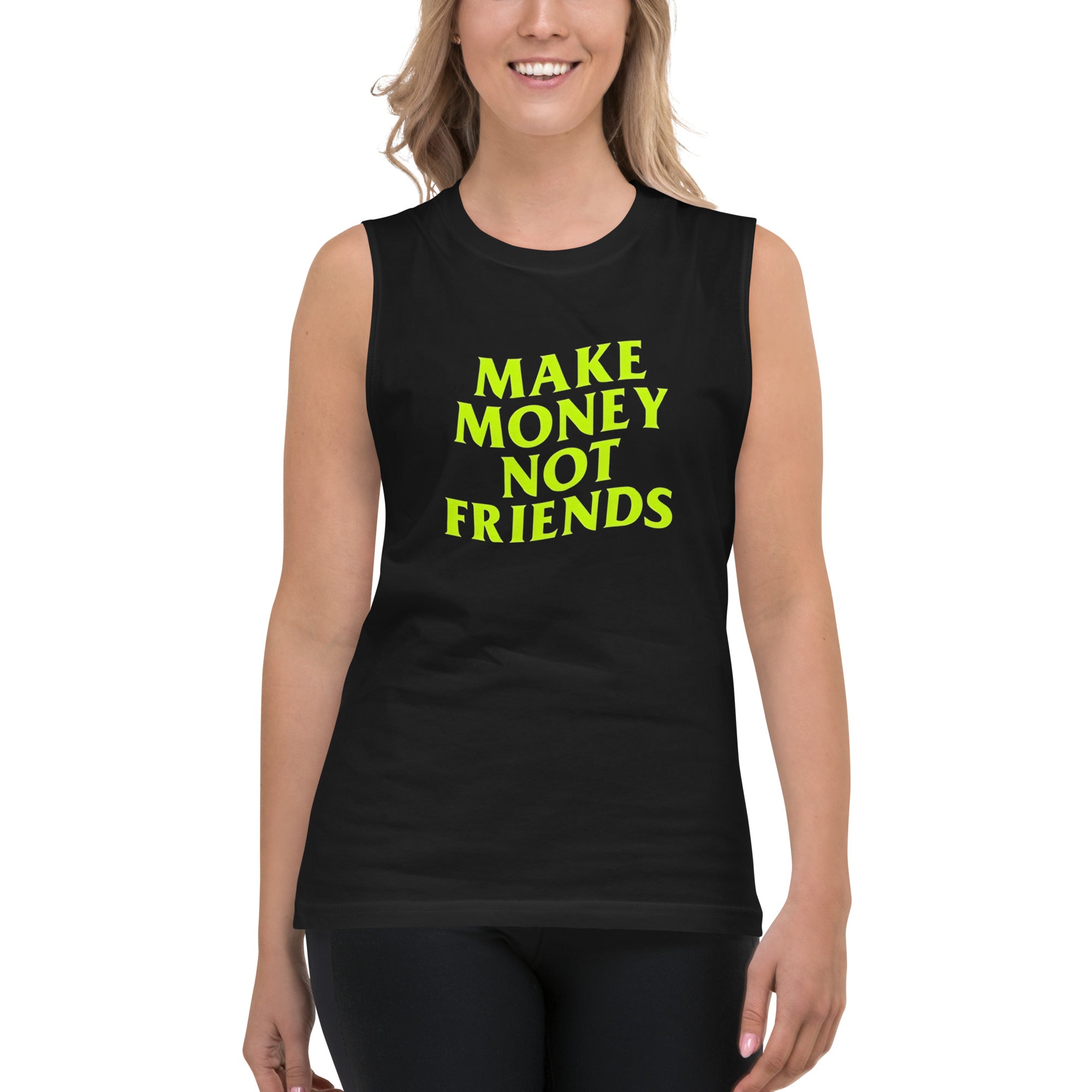 Camiseta sin mangas Make Money, Descubre calidad excepcional y estampados duraderos. Encuentra estilo y orgullo en cada prenda. Compra en LOSMIOS!
