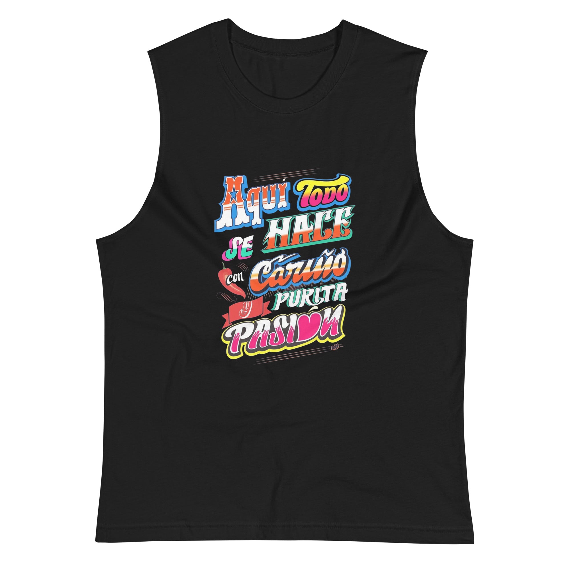 Camiseta sin mangas de Cariño y Pasión, Descubre calidad excepcional y estampados duraderos. Encuentra estilo y orgullo en cada prenda. 