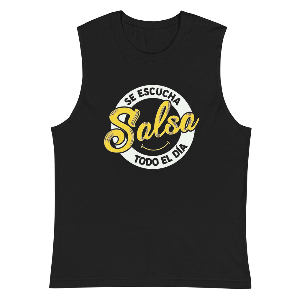 Camiseta sin mangas Se Escucha Salsa, Descubre calidad excepcional y estampados duraderos. Encuentra estilo y orgullo en cada prenda. 