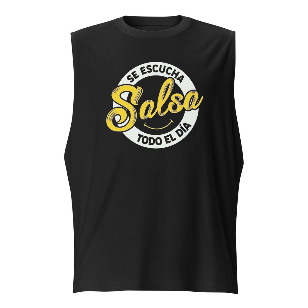 Camiseta sin mangas Se Escucha Salsa, Descubre calidad excepcional y estampados duraderos. Encuentra estilo y orgullo en cada prenda. 