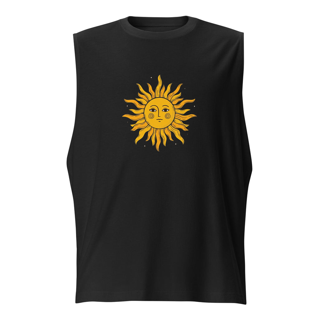 Camiseta sin mangas Cara de Sol, Descubre calidad excepcional y estampados duraderos. Encuentra estilo y orgullo en cada prenda. Compra en LOSMIOS!