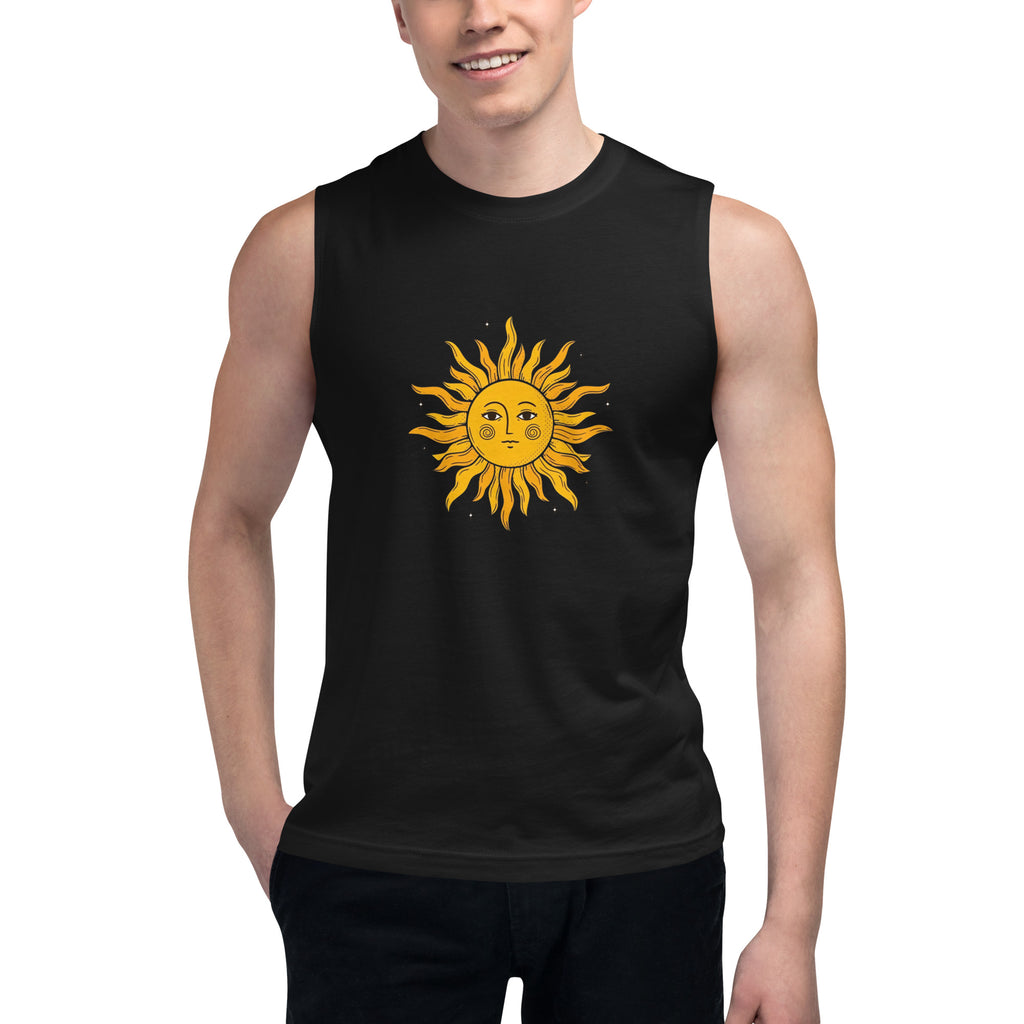 Camiseta sin mangas Cara de Sol, Descubre calidad excepcional y estampados duraderos. Encuentra estilo y orgullo en cada prenda. Compra en LOSMIOS!