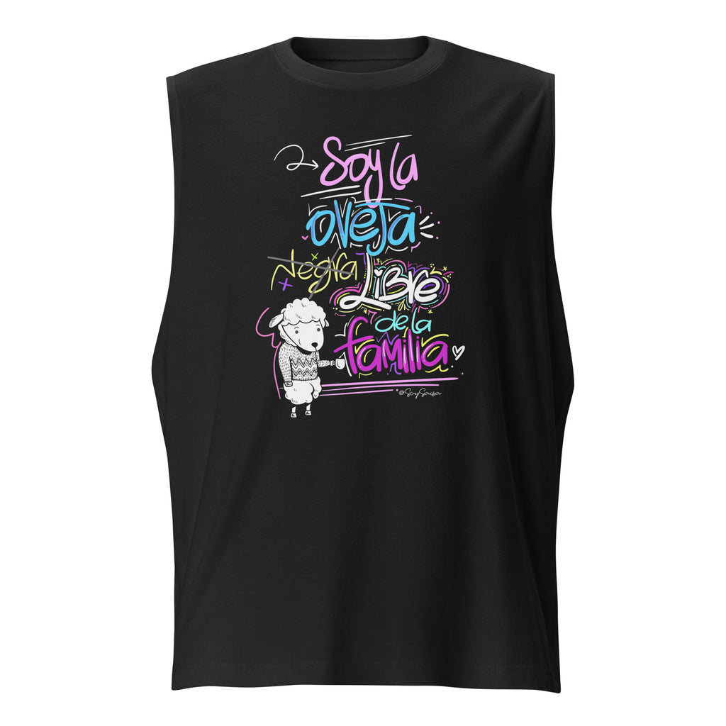 Camiseta sin mangas Oveja Negra, Descubre calidad excepcional y estampados duraderos. Encuentra estilo y orgullo en cada prenda. Compra en LOSMIOS!