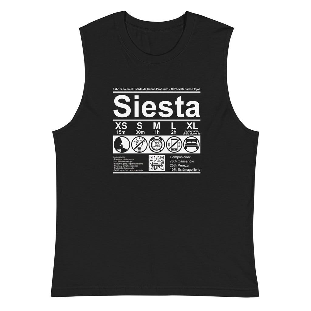 Camiseta sin mangas Siesta, Descubre calidad excepcional y estampados duraderos. Encuentra estilo y orgullo en cada prenda. Compra en LOSMIOS!