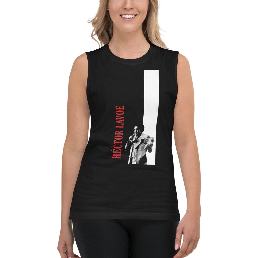 Camiseta sin mangas Hector Lavoe Face, Descubre calidad excepcional y estampados duraderos. Encuentra estilo y orgullo en cada prenda.