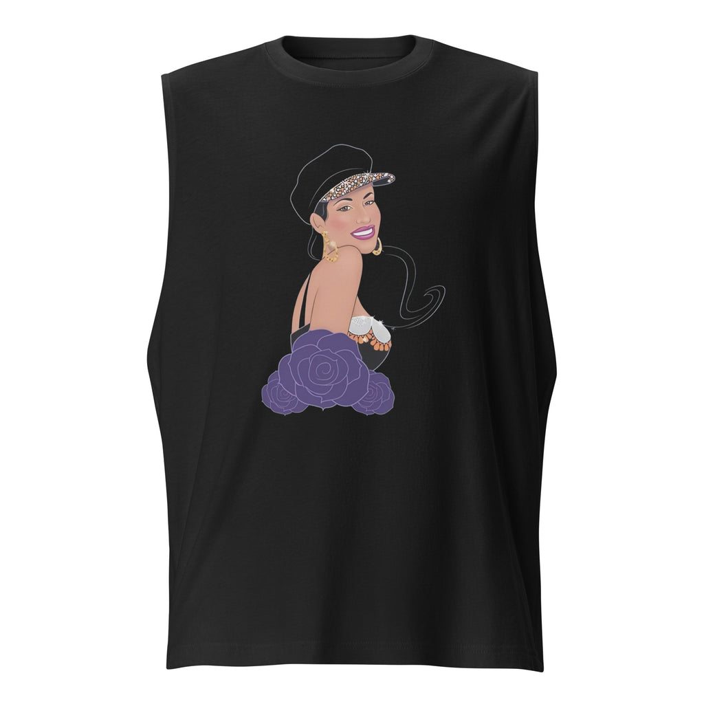 Camiseta sin mangas Selena Quintanilla, Descubre calidad excepcional y estampados duraderos. Encuentra estilo y orgullo en cada prenda.