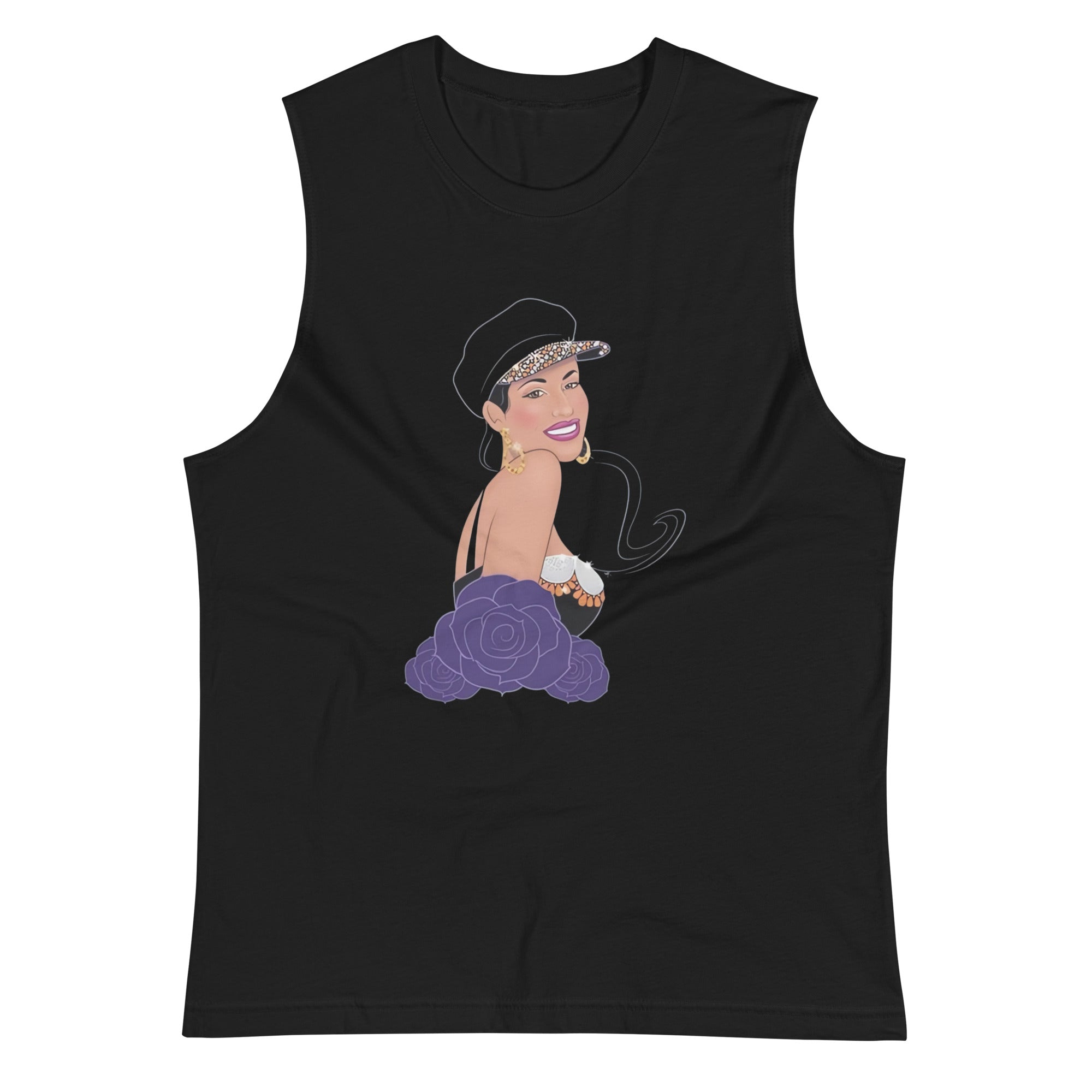 Camiseta sin mangas Selena Quintanilla, Descubre calidad excepcional y estampados duraderos. Encuentra estilo y orgullo en cada prenda.
