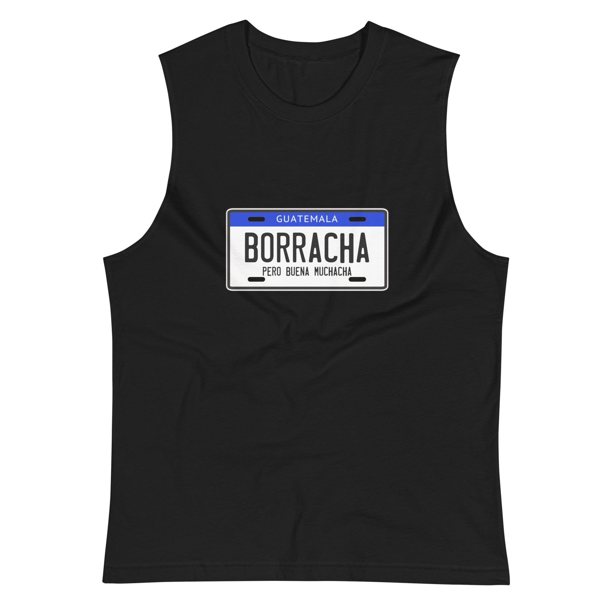 Playera sin mangas Borracha Guate, Descubre calidad excepcional y estampados duraderos. Encuentra estilo y orgullo en cada prenda.