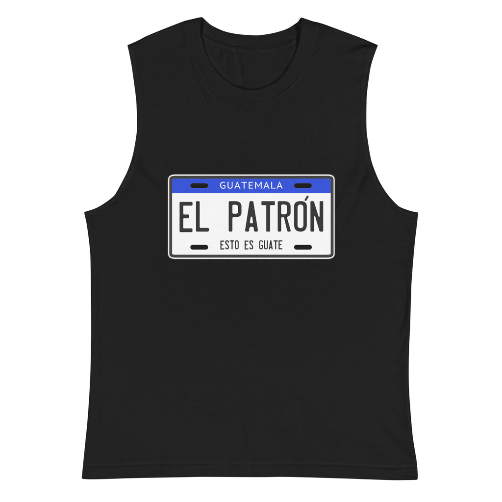 Playera sin mangas El Patrón Guate ,Descubre calidad excepcional y estampados duraderos. Encuentra estilo y orgullo en cada prenda.