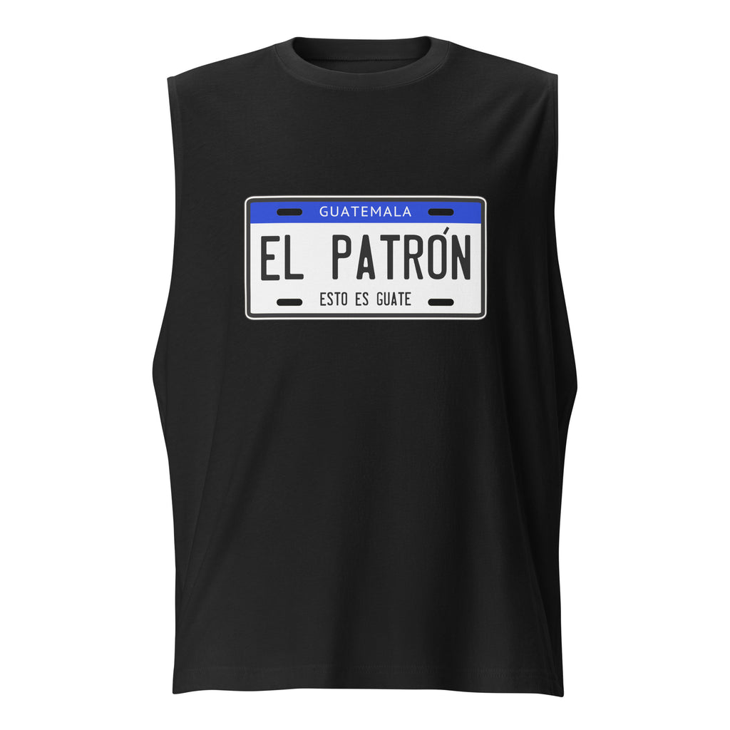 Playera sin mangas El Patrón Guate ,Descubre calidad excepcional y estampados duraderos. Encuentra estilo y orgullo en cada prenda.