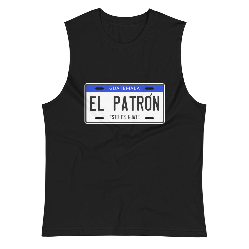 Playera sin mangas El Patrón Guate ,Descubre calidad excepcional y estampados duraderos. Encuentra estilo y orgullo en cada prenda.