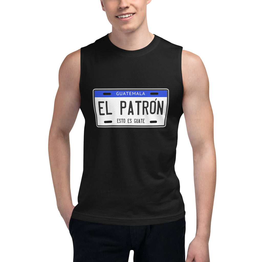 Playera sin mangas El Patrón Guate ,Descubre calidad excepcional y estampados duraderos. Encuentra estilo y orgullo en cada prenda.