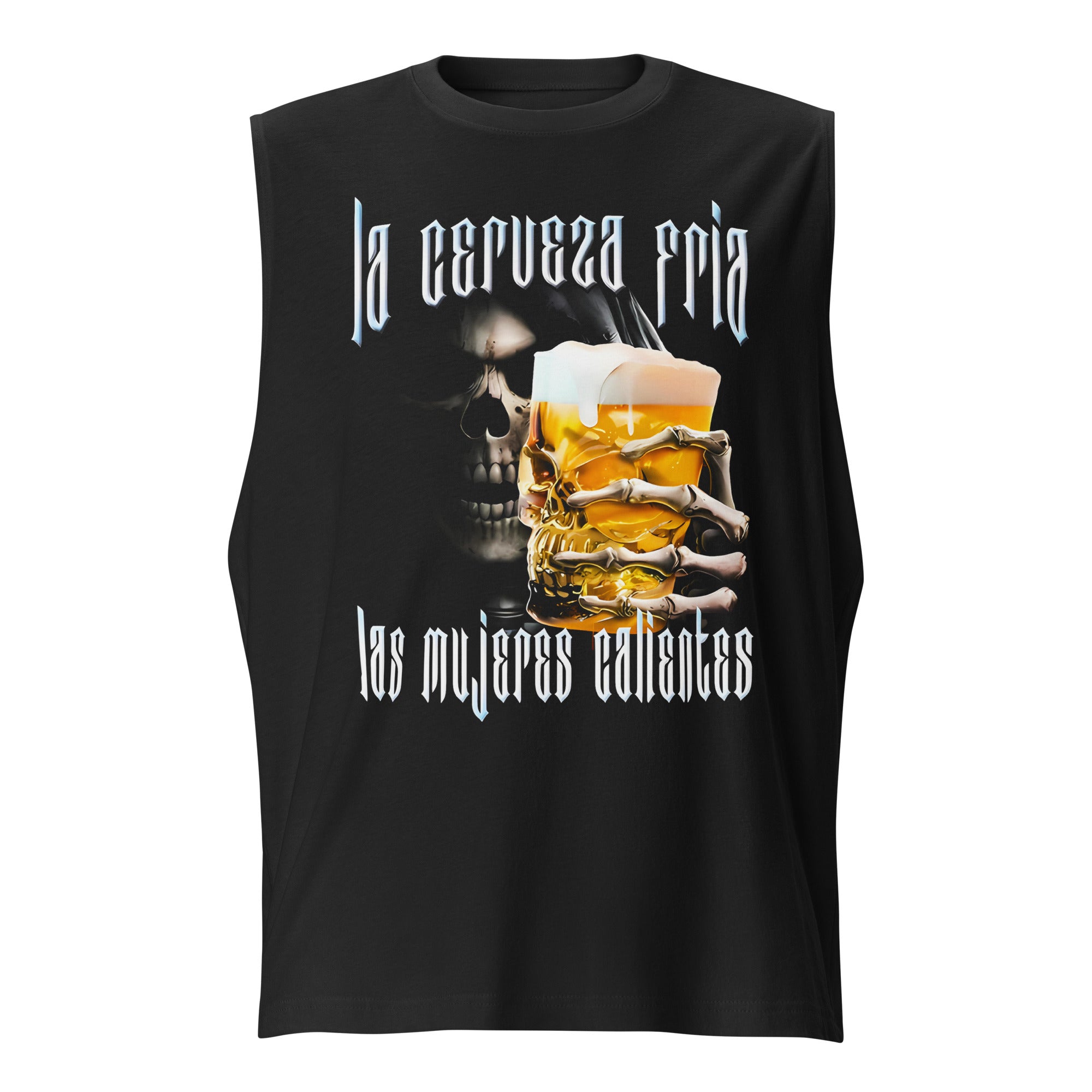 Playera La cerveza fría LOSMIOS — Diseño exclusivo algodón premium
