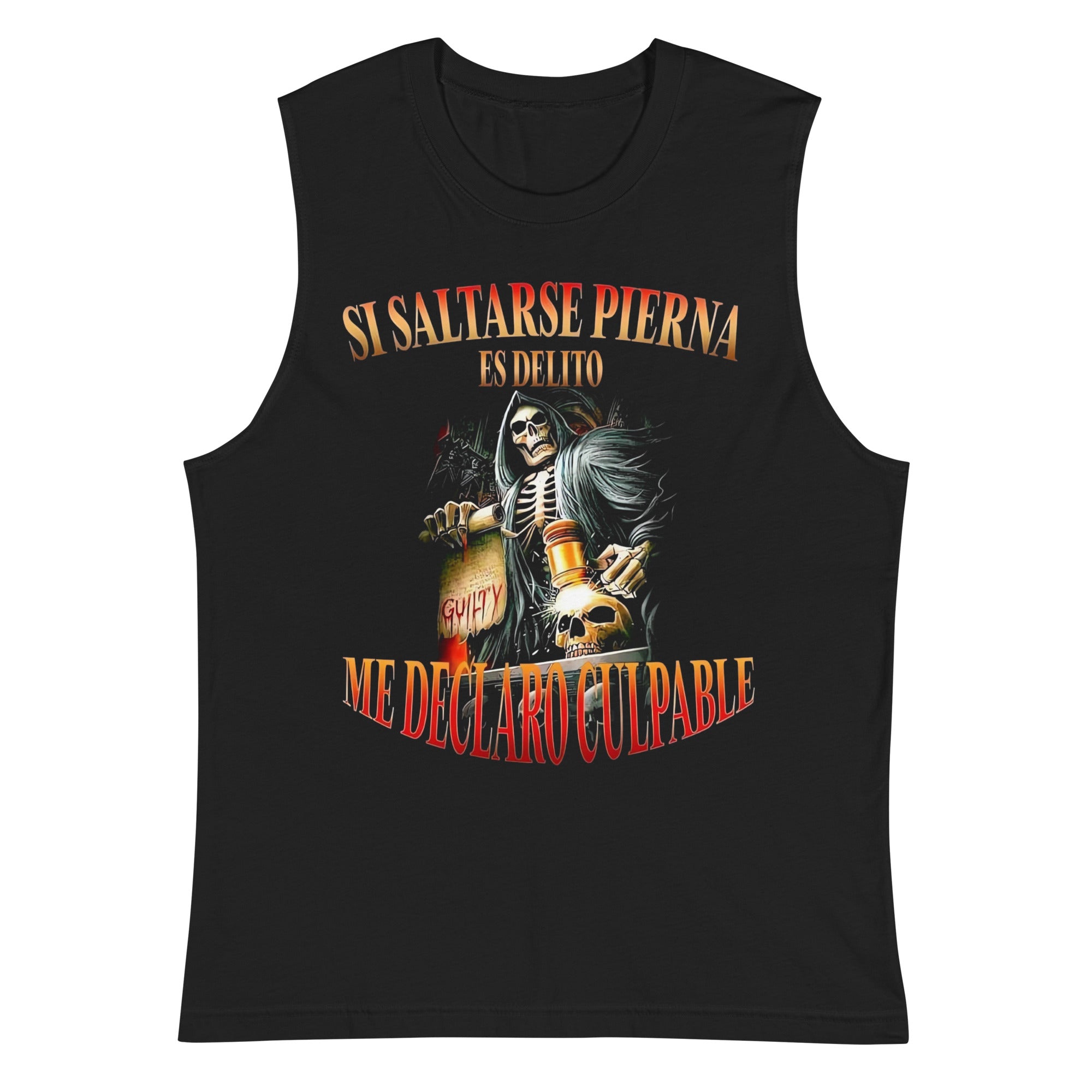 Saltarse el dia de Pierna — Camisetas sin Mangas — LOSMIOS