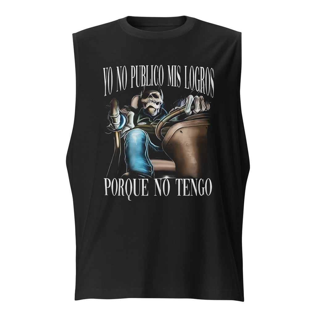 Playera No publico mis logros LOSMIOS — Diseño exclusivo algodón premium