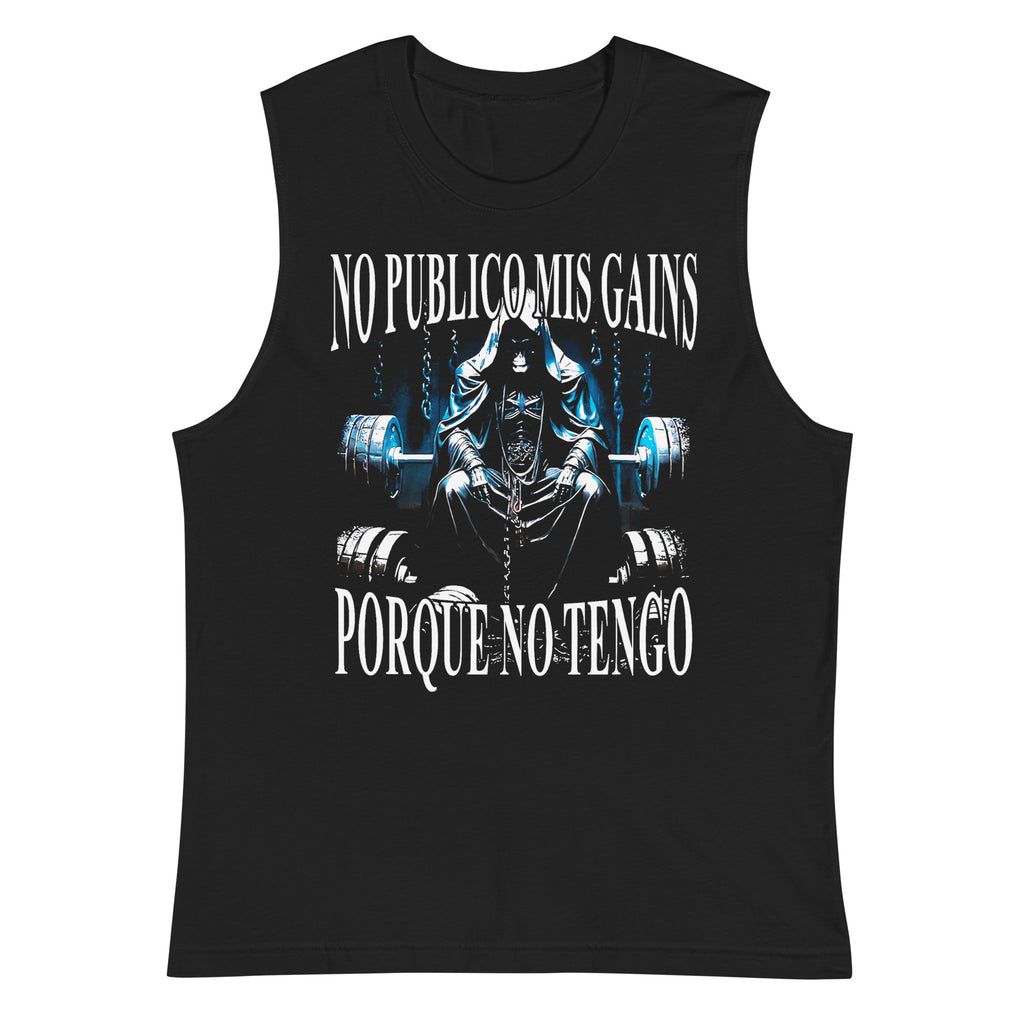 No publico mis gains — Camisetas sin Mangas — LOSMIOS