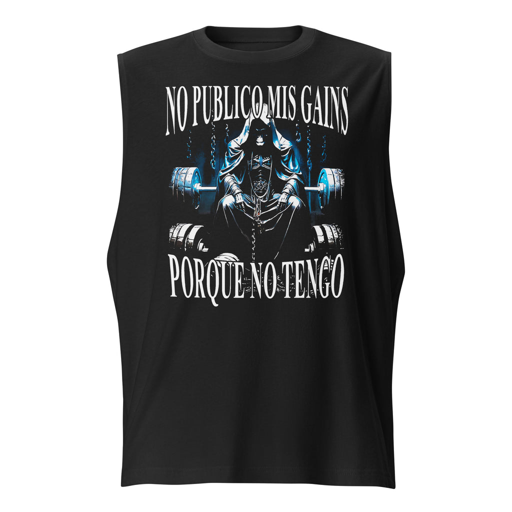 Playera No publico mis gains LOSMIOS — Diseño exclusivo algodón premium