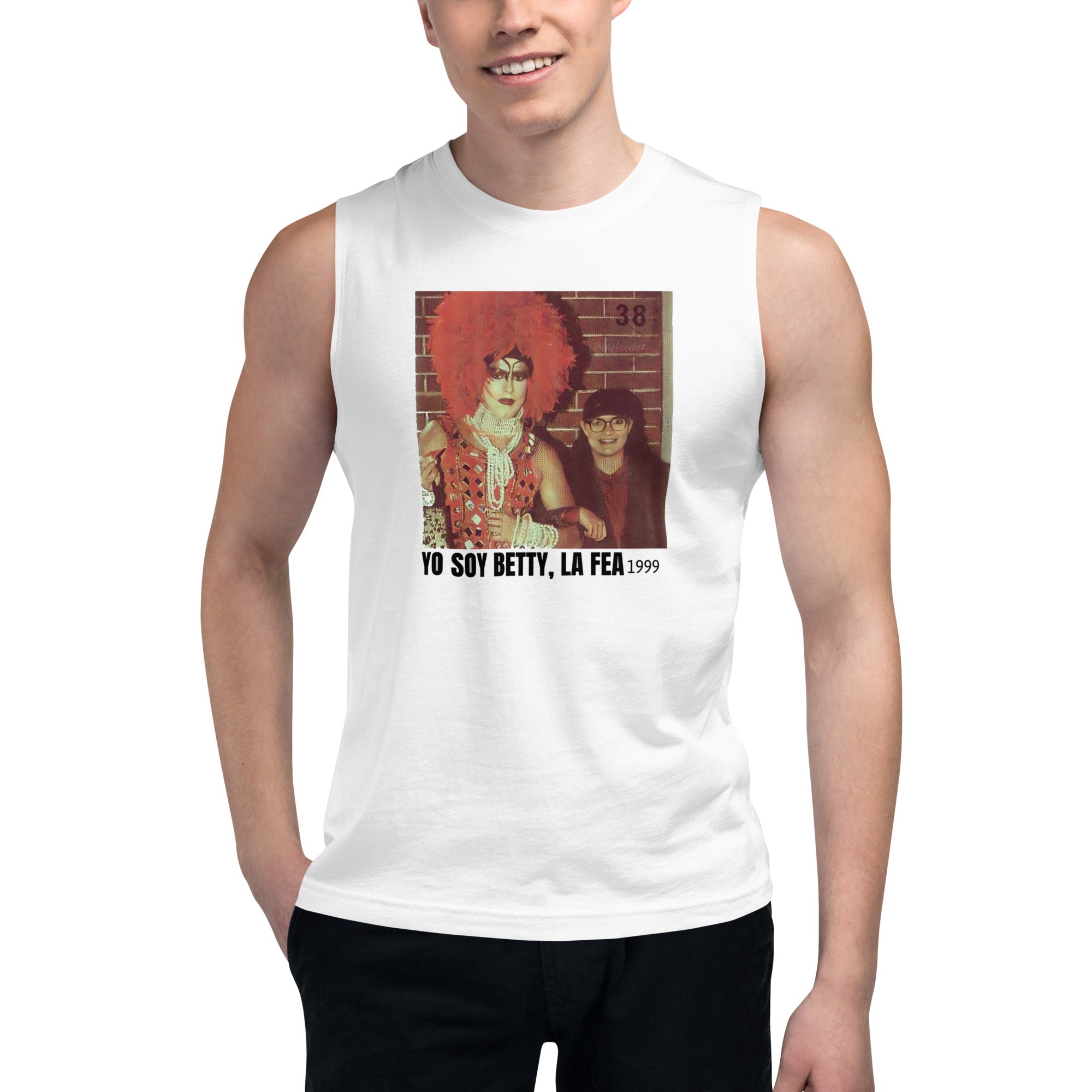 Camiseta sin mangas Yo soy Betty la fea: el emblema de orgullo colombiano con calidad excepcional y estampado que resiste el paso del tiempo.