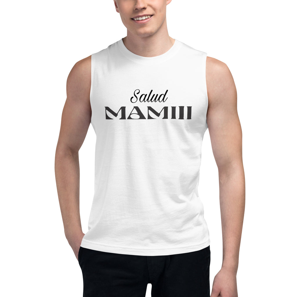 Camiseta sin mangas Salud Mamiii: el emblema de orgullo colombiano con calidad excepcional y estampado que resiste el paso del tiempo.