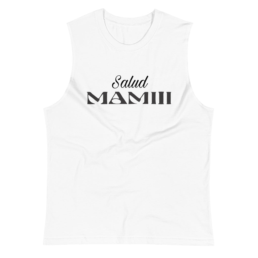 Camiseta sin mangas Salud Mamiii: el emblema de orgullo colombiano con calidad excepcional y estampado que resiste el paso del tiempo.