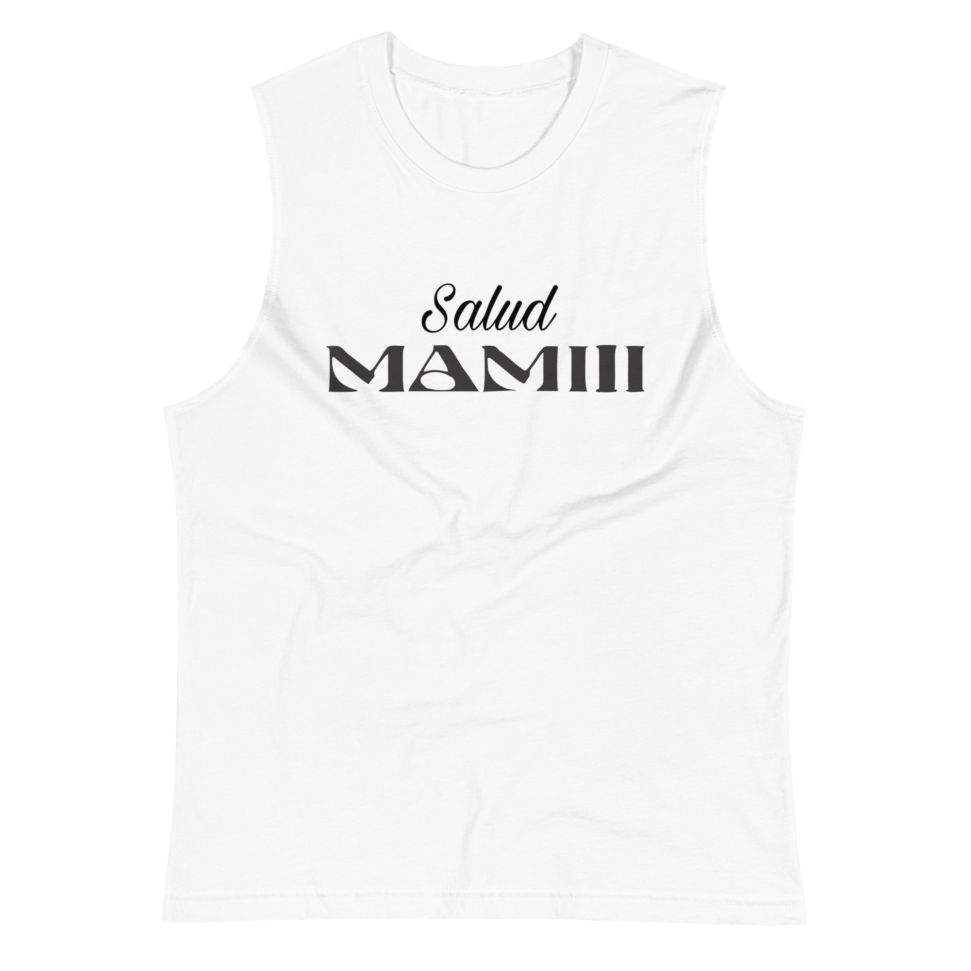 Camiseta sin mangas Salud Mamiii: el emblema de orgullo colombiano con calidad excepcional y estampado que resiste el paso del tiempo.