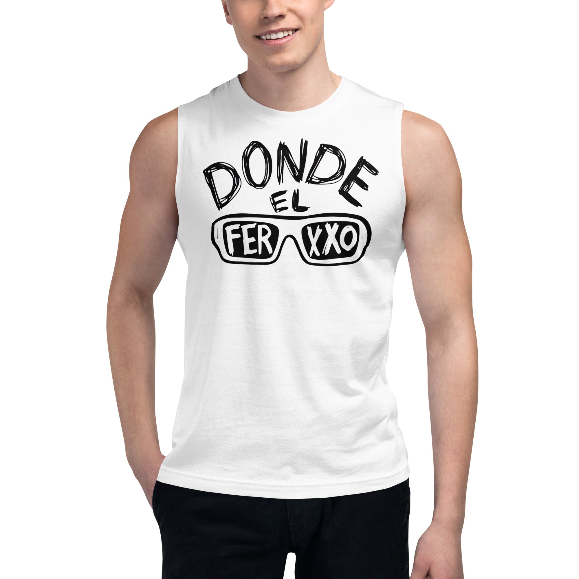 Camiseta sin mangas Donde el Ferxxo, Descubre calidad excepcional y estampados duraderos. Encuentra estilo y orgullo en cada prenda.