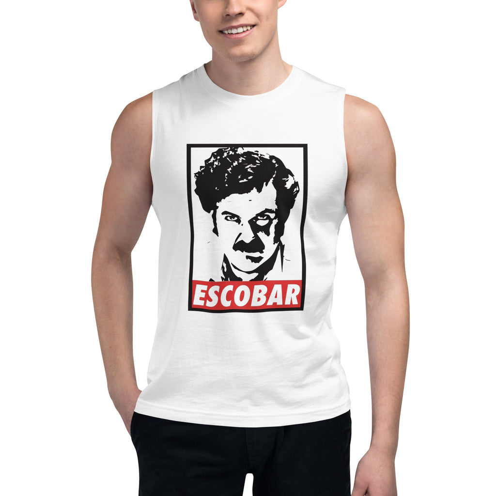 Camiseta sin mangas Escobar, Descubre calidad excepcional y estampados duraderos. Encuentra estilo y orgullo en cada prenda. Compra en LOSMIOS!