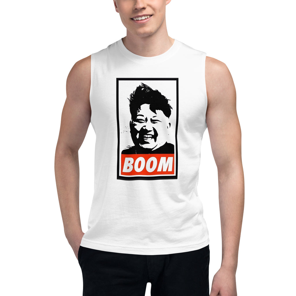 Camiseta sin mangas Coreano Boom, Descubre calidad excepcional y estampados duraderos. Encuentra estilo y orgullo en cada prenda. Compra en LOSMIOS!