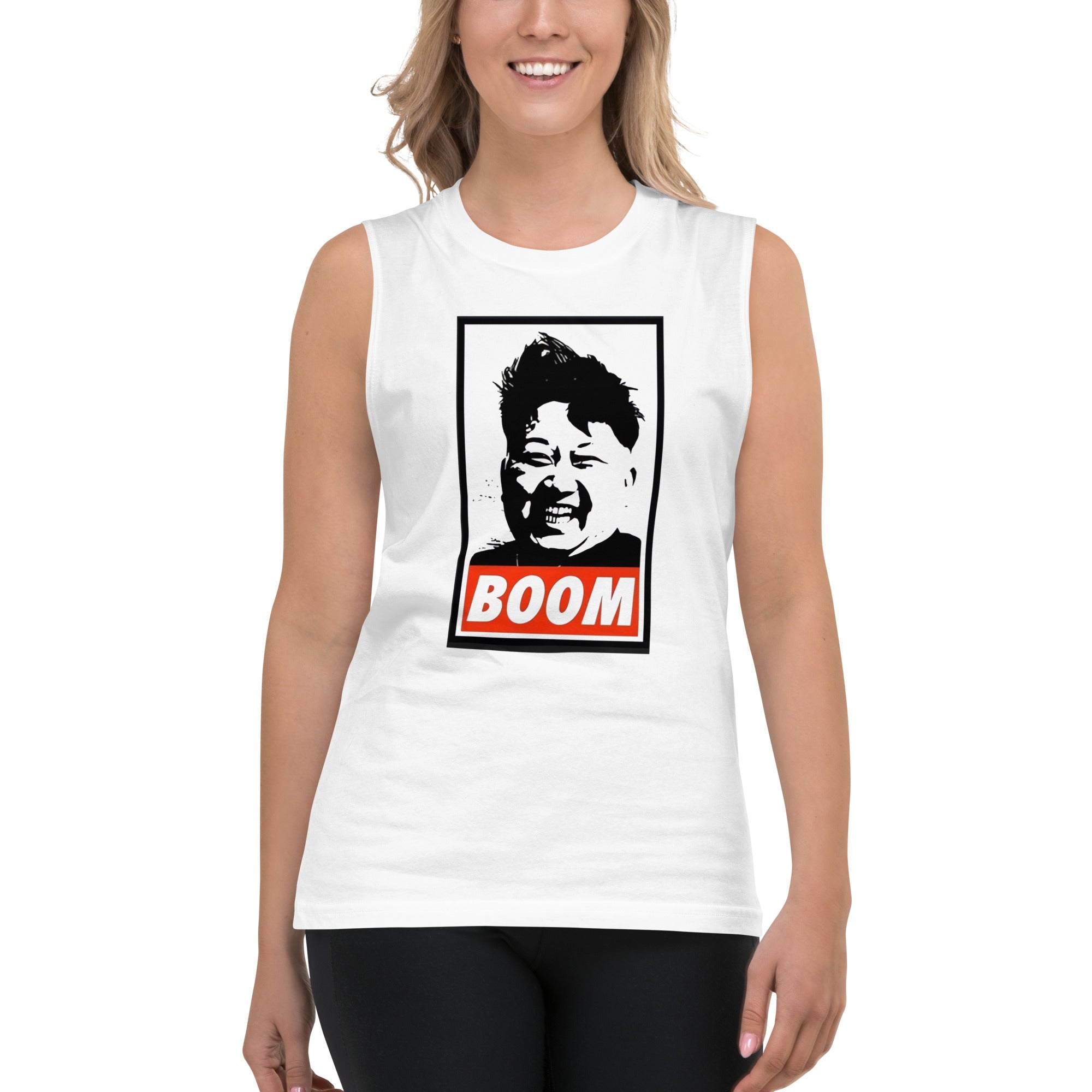 Camiseta sin mangas Coreano Boom, Descubre calidad excepcional y estampados duraderos. Encuentra estilo y orgullo en cada prenda. Compra en LOSMIOS!