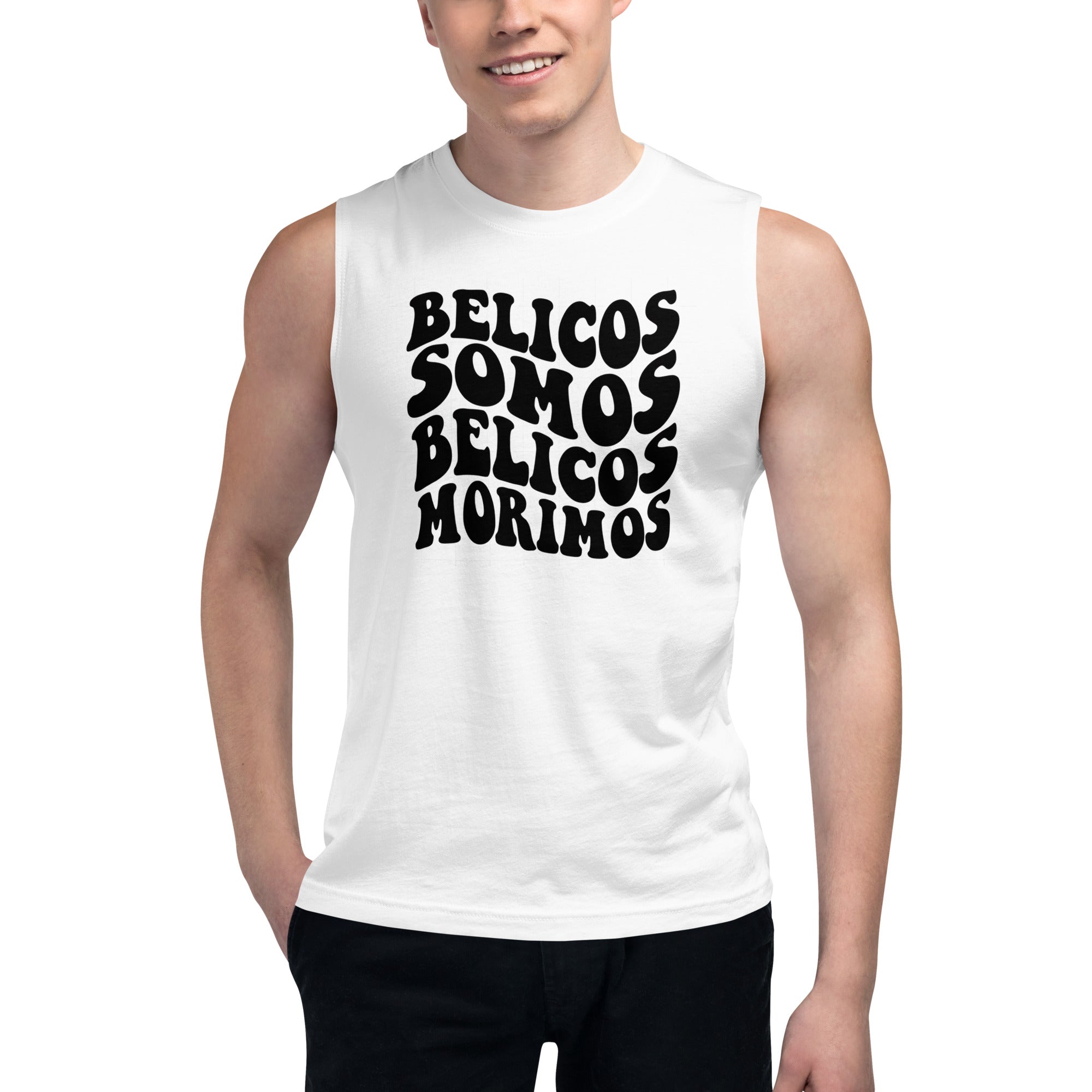 Camiseta sin mangas Belicos, Descubre calidad excepcional y estampados duraderos. Encuentra estilo y orgullo en cada prenda. Compra en LOSMIOS!