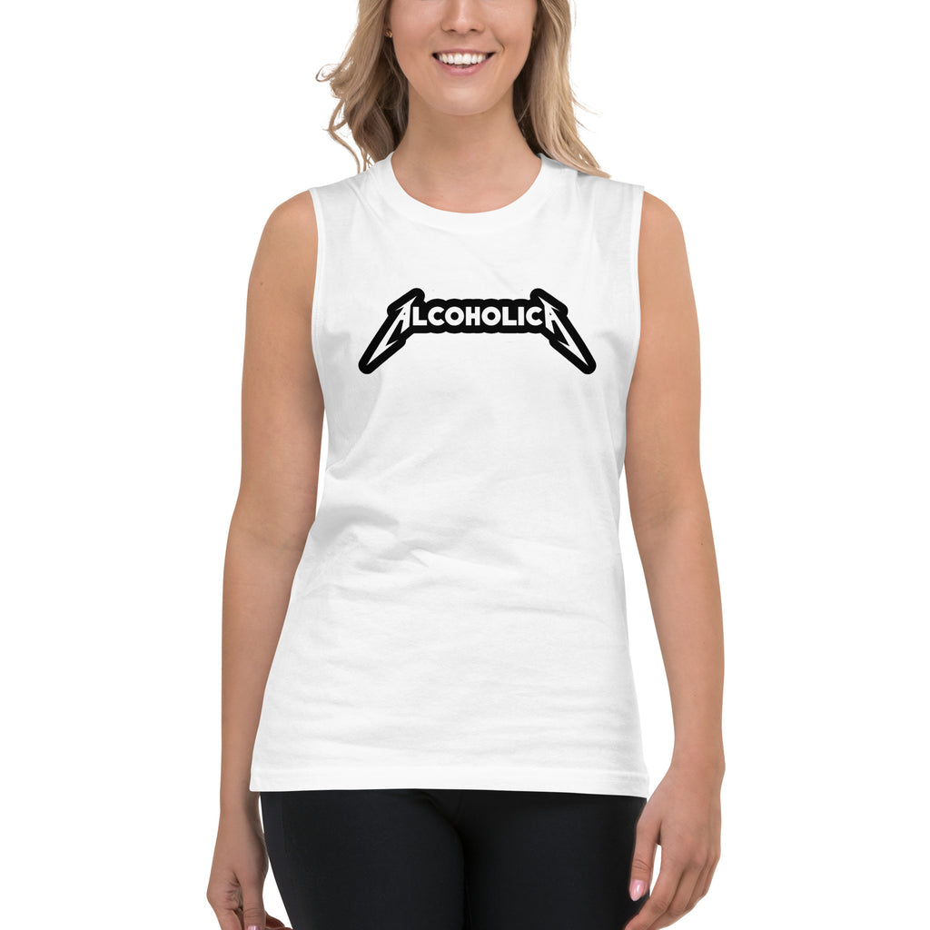 Camiseta sin mangas Alcohólica, Descubre calidad excepcional y estampados duraderos. Encuentra estilo y orgullo en cada prenda. Compra en LOSMIOS!