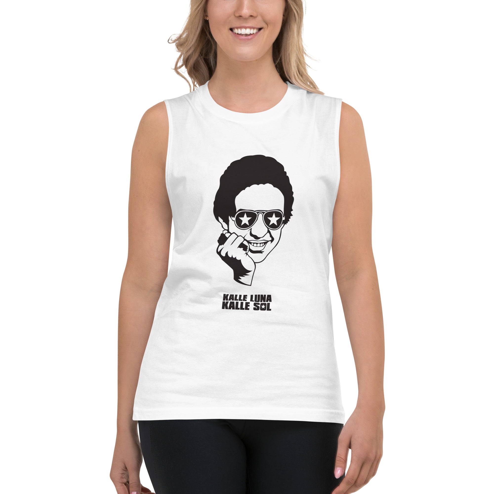 Camiseta sin mangas Kalle Luna , Descubre calidad excepcional y estampados duraderos. Encuentra estilo y orgullo en cada prenda. Compra en LOSMIOS!