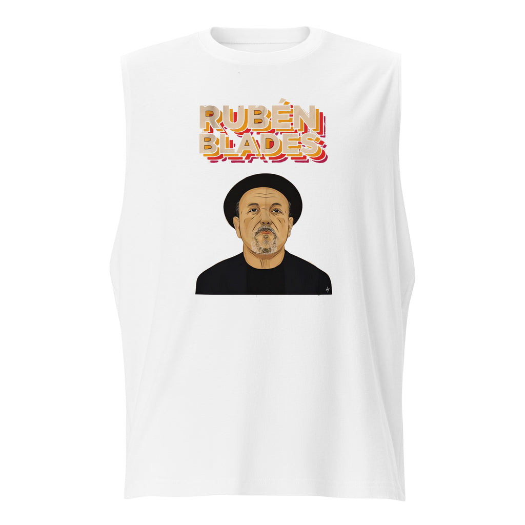 Camiseta sin mangas Rubén Blades, Descubre calidad excepcional y estampados duraderos. Encuentra estilo y orgullo en cada prenda. Compra en LOSMIOS!