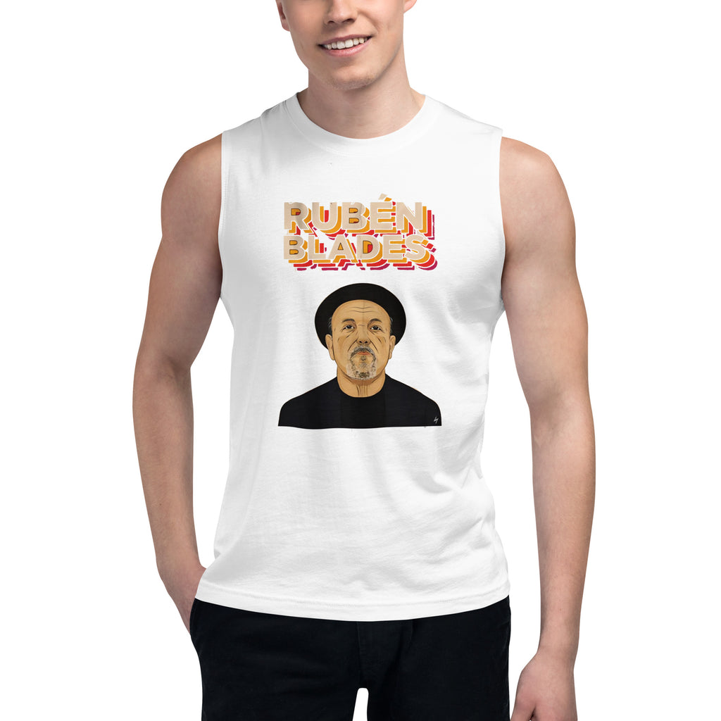 Camiseta sin mangas Rubén Blades, Descubre calidad excepcional y estampados duraderos. Encuentra estilo y orgullo en cada prenda. Compra en LOSMIOS!