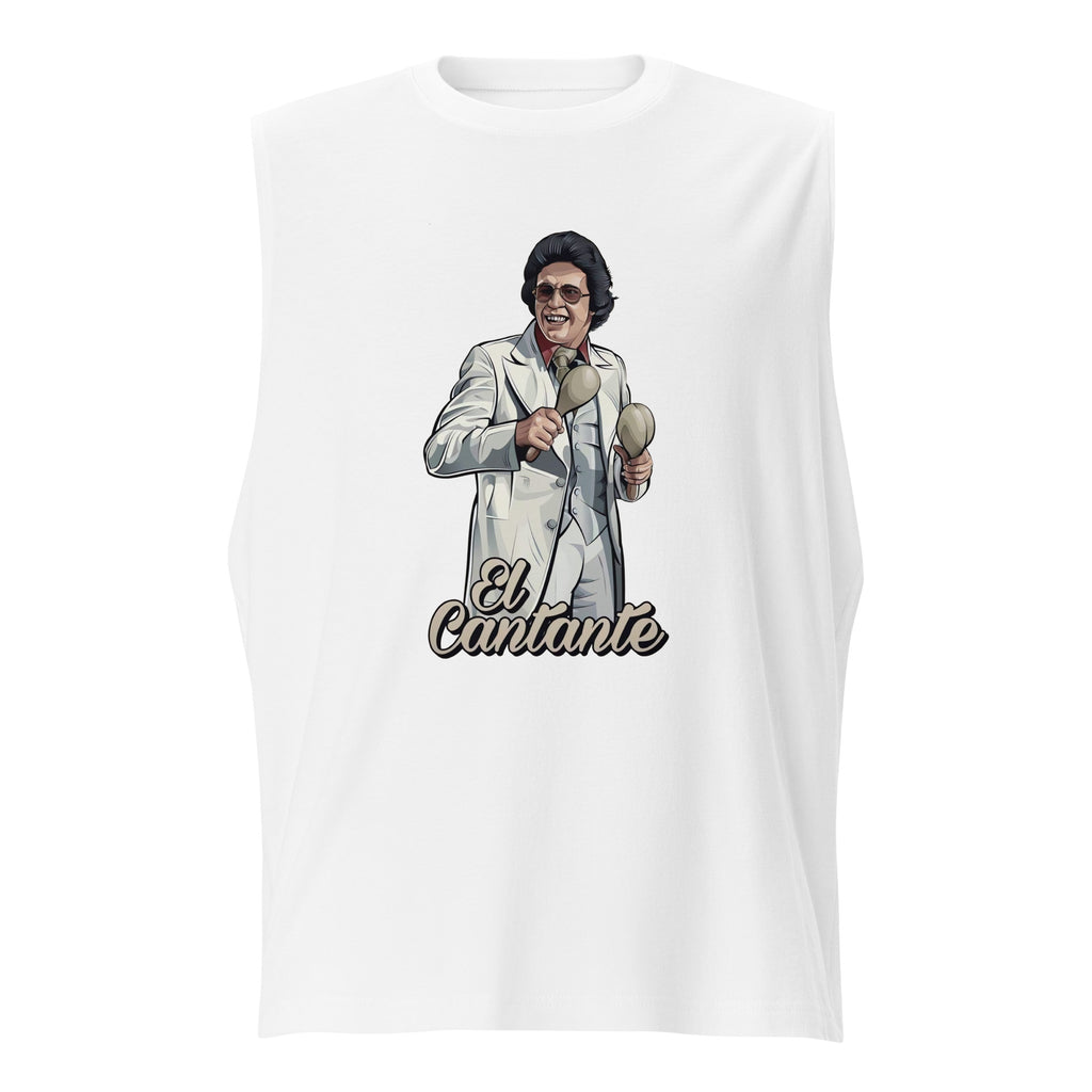Camiseta sin mangas de El cantante, Descubre calidad excepcional y estampados duraderos. Encuentra estilo y orgullo en cada prenda.